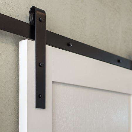 Delaney Hardware Black Barn Door Hardware Kit BD1064